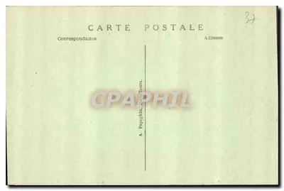 Chenonceau — O Castelo - O Gabinete Verde de Catherine de Médicis — A. P. — Verso