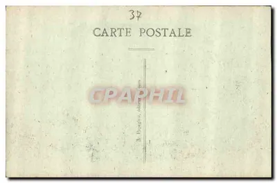 Tours (Loire-et-Cher) — Stare Biuro Miasta i Plac Rabelass — A.P. — Rewers