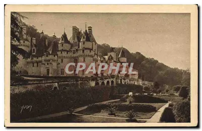 Castelo de Rigny-Ussé — Vista geral (Nordeste) — Edição de Arte YVON, Paris