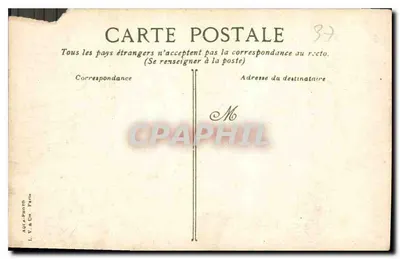 Place de la République — Paryż — wydawca L. V. & Co. Paryż — Rewers