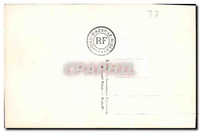 Azay-le-Rideau — Caissons das Escadas — Editor não identificado, número de série não visível — Verso