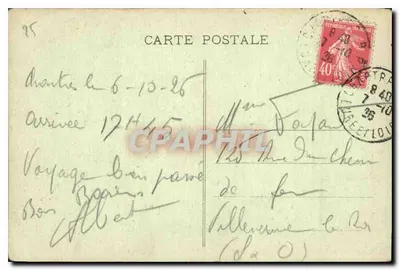 Katedra w CHARTRES (E.-et-L.) — Portal Południowy — G. Foucault, wyd., Dreux — Rewers