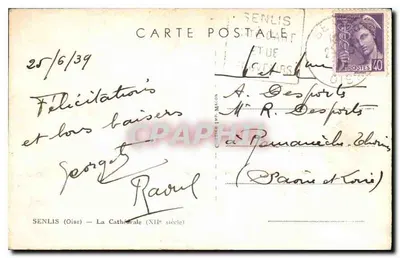 Senlis — La Cattedrale (XI secolo) — C. Imy — Verso