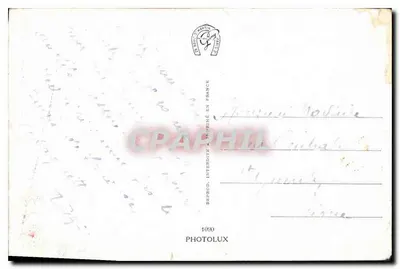 Paryż - Wieża Eiffla — widok z powietrza — wydawca Photolux, n°1000 — Rewers