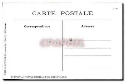 Sceny Paryskie — Sprzedawczyni Gazet — ND Phot — Rewers