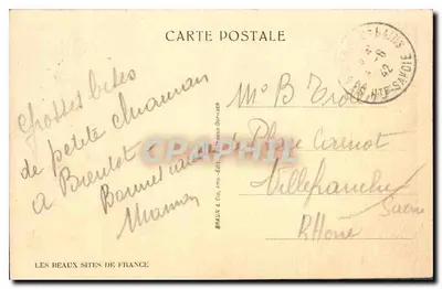 Aiguille de Bionnassay - Dôme du Miage - Dôme du Gouter — St-Gervais-les-Bains, editor Braun & Cie — Verso