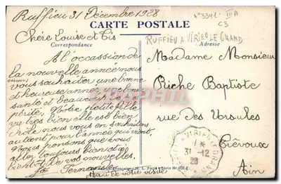 Violes — Boa Ano — Editor M. L. Paris, Série No 603 F — Verso