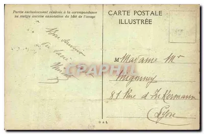 Bazylika Świętego Serca Pana Jezus w Montmartre — Widok całości ołtarza — N° 17 — Wydawca DAL — Rewers