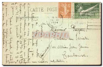 Cahors - Ruínas dos Jacobinos — Foto-tipo Dabirous e Paris, Cahors — Verso