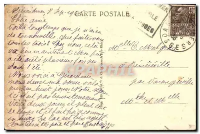 Hohneck — O Frankental com vista para a Martinswand — editor H. G. & Cie, n° 2228 — Verso