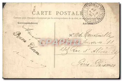 Floresta de Marly - Caminho da Estação — Saint-Nom-la-Bretèche (S.-et-O.) — S.F. Paris — Verso