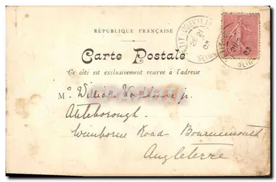 Rouen — Aleja Gambetta — Zbiór Nowych Galerii N° 61 — Rewers