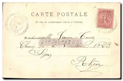 Castelo de Brotel e vale de Ambry perto de Crémieu — editor não visível, número de série ilegível — Verso