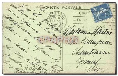 Paryż — Absydę Katedry Notre-Dame — A.P. — nr 305 — Rewers