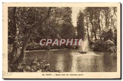 Vichy — Lago nos novos parques — Editor: Plancher & Cie, n° 53