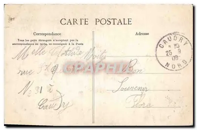 Orléans — Statua di Giovanna d'Arco realizzata dalla Principessa Marie — J. Lecomte, edit., Orléans — Verso