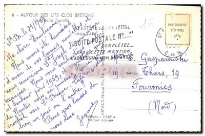 Rond de Bretonse bedden — Een mooie familie — Saby — Achterkant