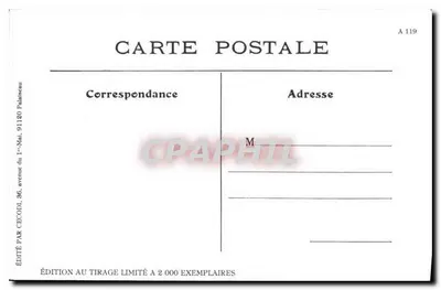 No Bois de Boulogne: O Vendedor de Cães — SCÈNES PARISIENNES — ND. Fot. n°752 — Verso