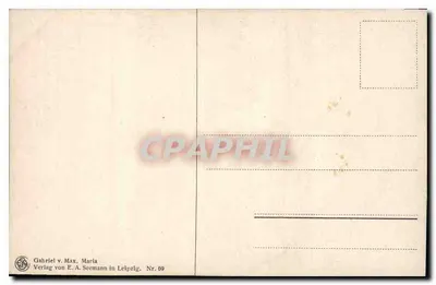 Santa Maria — com o Menino Jesus — editor Gabriel v. Max, n° 69 — Verso
