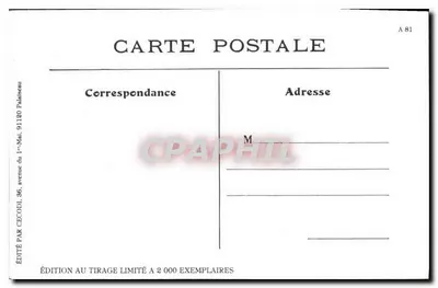 Na Champs-Élysées: Konie drewniane — ND Phot. — Rewers