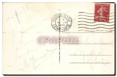 Lisieux — Ogólny widok ku Bazylice — CP DES ARTS - AUTOMÉCANIQUE — Rewers