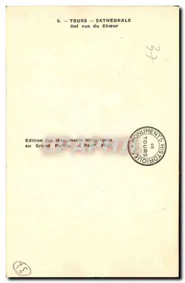 Tours — Kathedraal — Nef bekeken vanaf het koor — Achterkant
