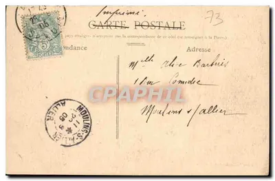 Chambéry — Ogólny widok. Kaserna Curial. — Rewers