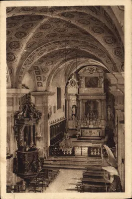 Conflans - Interior da igreja — Século XVII — Edição La Cigogne, Grenoble