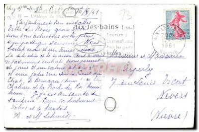 L'Abbaye de Hautecombe — Aix-les-Bains, Savoie — Éditeur : CHAPHY — Verso