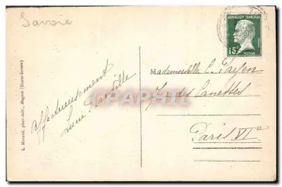 Chedde-Passy — Wodospad — L. Morand, fot. (Hauts-Savoie) n°257 — Rewers