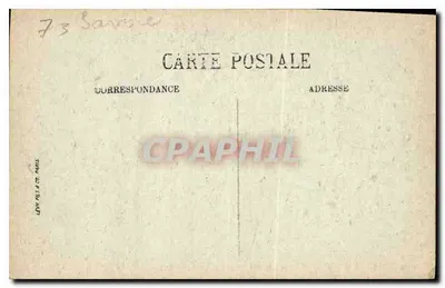 Aix-les-Bains — O topo do Monte Grenier e o Lago de Bourget — LL. — Verso