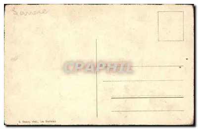 Les Diablerets - A chaminé — G. Docaux, n°322 — Verso