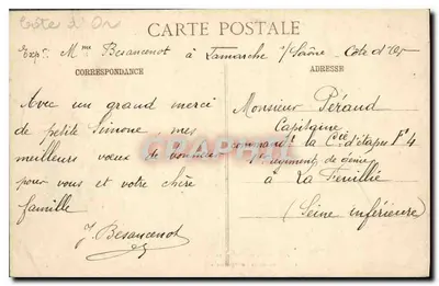 Dijon — Sala Stanów Burgundii — «Gloires de la Bourgogne», autor Lévy - L. V., wyd. — Rewers
