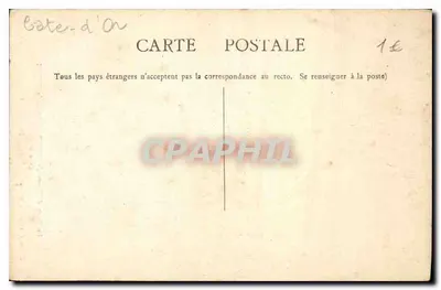 Banc d'Œuvre Katedry Najświętszej Panny Maryi w Dijon — Widok z profilu — Fototypia Bourgeois Chalon-s-S. — Rewers