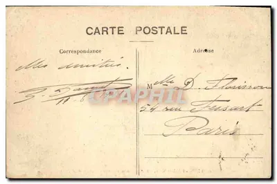 Dijon - Hotel de Vogné - Portal renesansowy (strona dziedzińca) — L. V., wyd. nr 574 — Rewers