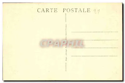 Abadia de CÎTEAUX (Côte-d'Or) — O refectório — CL. F. de B. — Verso
