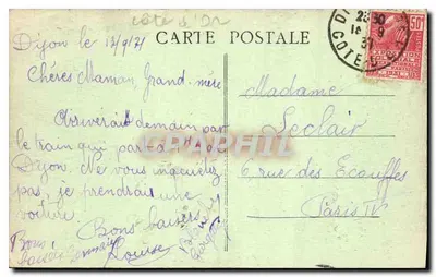 Dijon — Plac Darcy — wyd. Pellerin Millot — Rewers