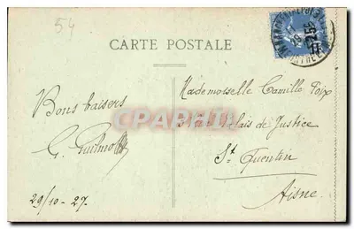 Nancy — Portal Pałacu Książąt — L. V., fot. — Rewers