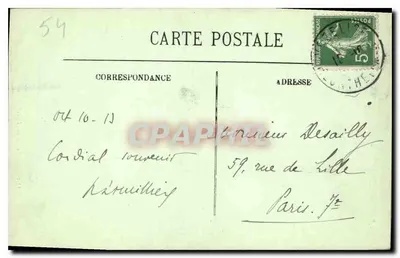 NANCY — O Palácio Ducal — LL — Verso