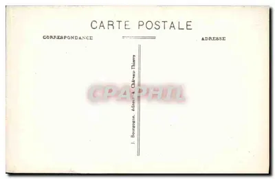 Chantilly — Salle des Actions de M. le Prince — Edit. J. B. — Rückseite