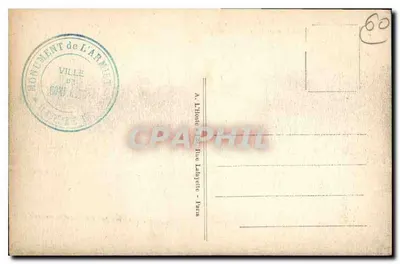 Floresta de Compiègne — O Cruzeiro da Renderização, perto de Rethondes — J.H., Paris — Verso