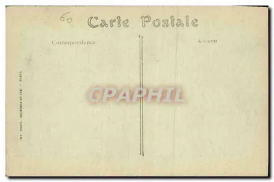 Zamek Chantilly — Widok z Vertugadin — ND. Fot. — Rewers