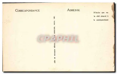 Beauvais — O Palácio de Justiça — ND — Editor Lévy et Reuchelier, Paris — Verso