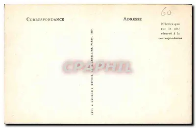 Compiègne — Zamek — Façada (strona Parku) — LL — Rewers