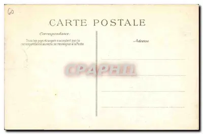 Senlis (Oise) — Ruiny zamku Henryka IV — Coll. Vandenhove, Liancourt — Rewers