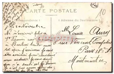 Chantilly (Oise) — O Castelo, fachada Oeste — Editor P.A.S. — Verso
