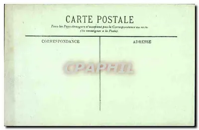 Cartolina d'epoca Beauvais Il Palazzo di Giustizia Facciata Lato destro — Verso