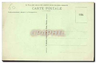 Beauvais — Statua Jeanne Hachette, francuska bohaterka — G. Arnould, Nantes, n°16 — Rewers