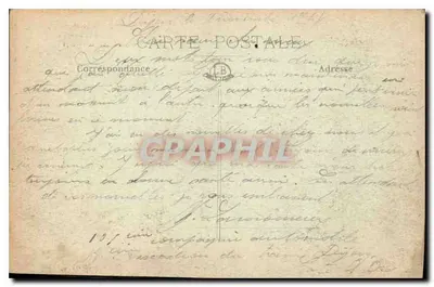Dijon — Plac Trzydziestego Października — Pomnik upamiętniający Weteranów 1870-71 — Rewers