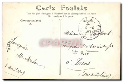 PierreFonds — Widok na zamek — ND Ehot — Rewers